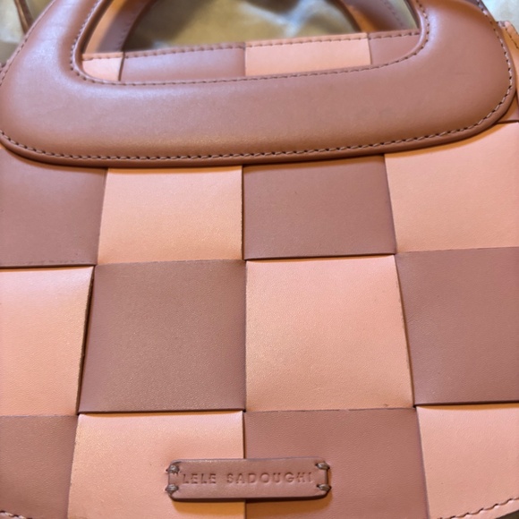 Lele Sadoughi checkered leather bag - Picture 2 of 3